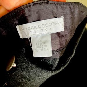 New York and company dark grey stretch skinny leg